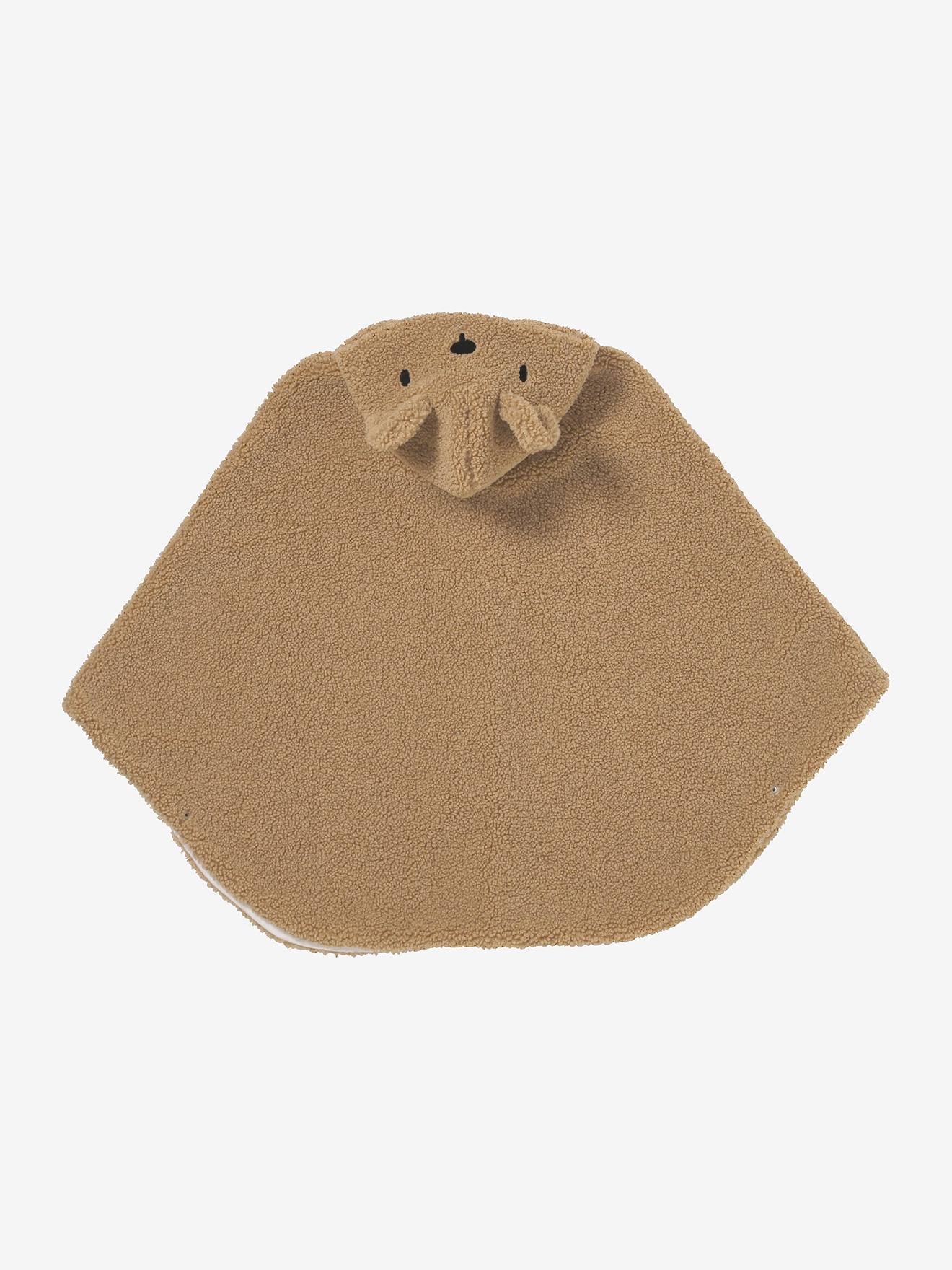 Poncho de voyage adaptable sur siège auto & porte bébé beige (Vertbaudet) - Image 2