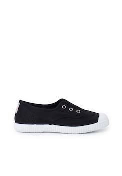 Chaussures-Chaussures garçon 23-38-Baskets, tennis-Tennis en toile avec bout caoutchouc sans lacets