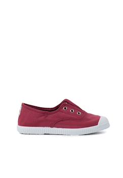 Chaussures-Tennis en toile avec bout caoutchouc sans lacets