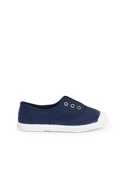 Chaussures-Chaussures bébé 17-26-Tennis en toile avec bout caoutchouc sans lacets
