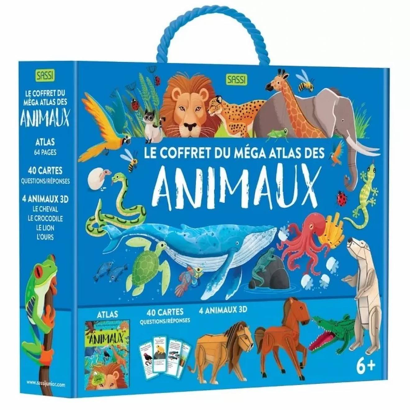Coffret Méga Atlas Des Animaux Multicolore