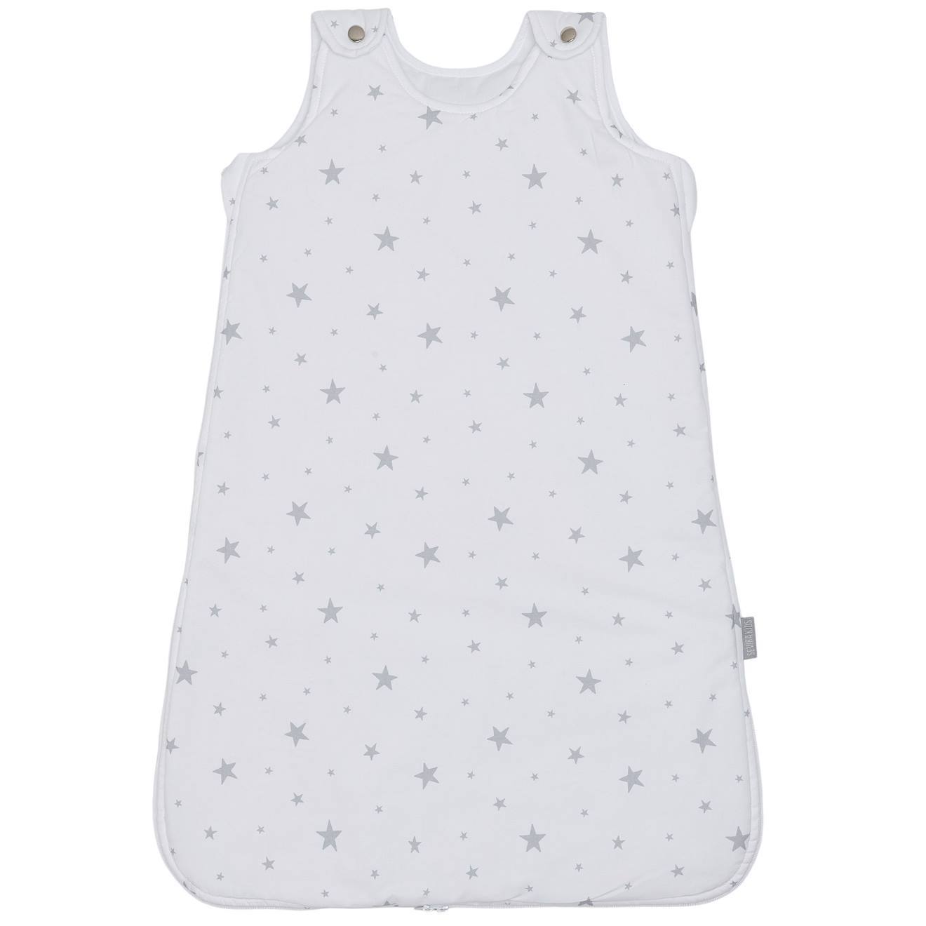 Gigoteuse Turbulette En Coton Stella Stella, Imprimé Étoiles Blanc,