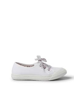 Tennis en toile avec lacets  - vertbaudet enfant