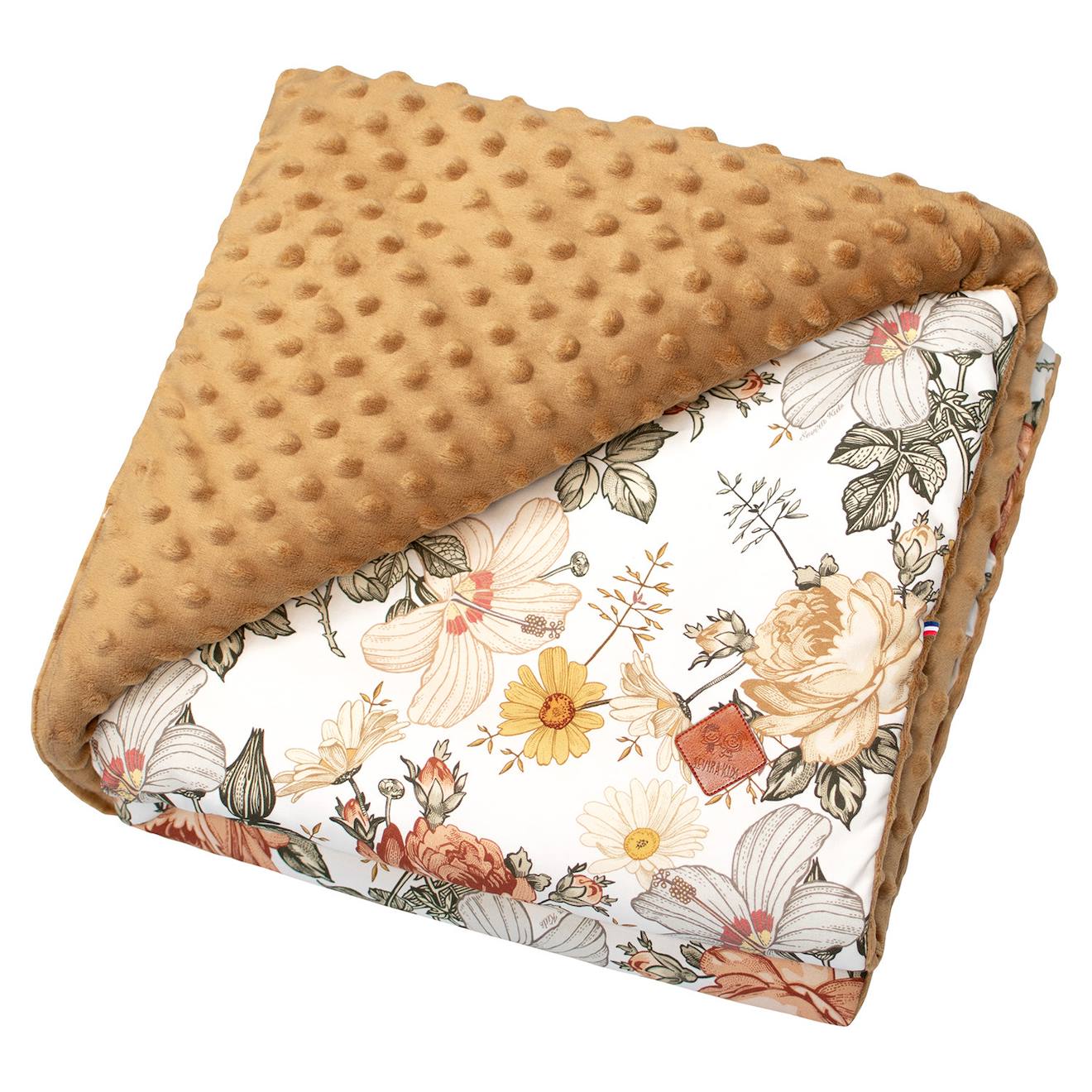 Couverture Réversible En Minky Néo Vintage Néo Vintage Imprimé Floral, Be