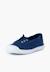 Tennis en toile avec bout caoutchouc sans lacets Aigue-marine+Anthracite+Blanc+Bleu+Bleu marine+Bleu navy+Gris+Jaune citron+Lavande pastel+Noir+Rouge+Sable+Vert fougère 30 - vertbaudet enfant 