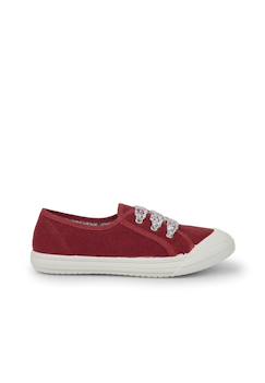 Chaussures-Chaussures fille 23-38-Tennis en toile avec lacets