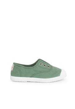 Chaussures-Tennis en toile avec bout caoutchouc sans lacets