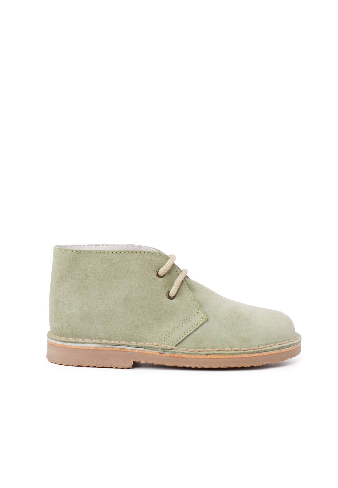 Desert Boots Bottines Chukka À Lacets Enfants Vert Pastel