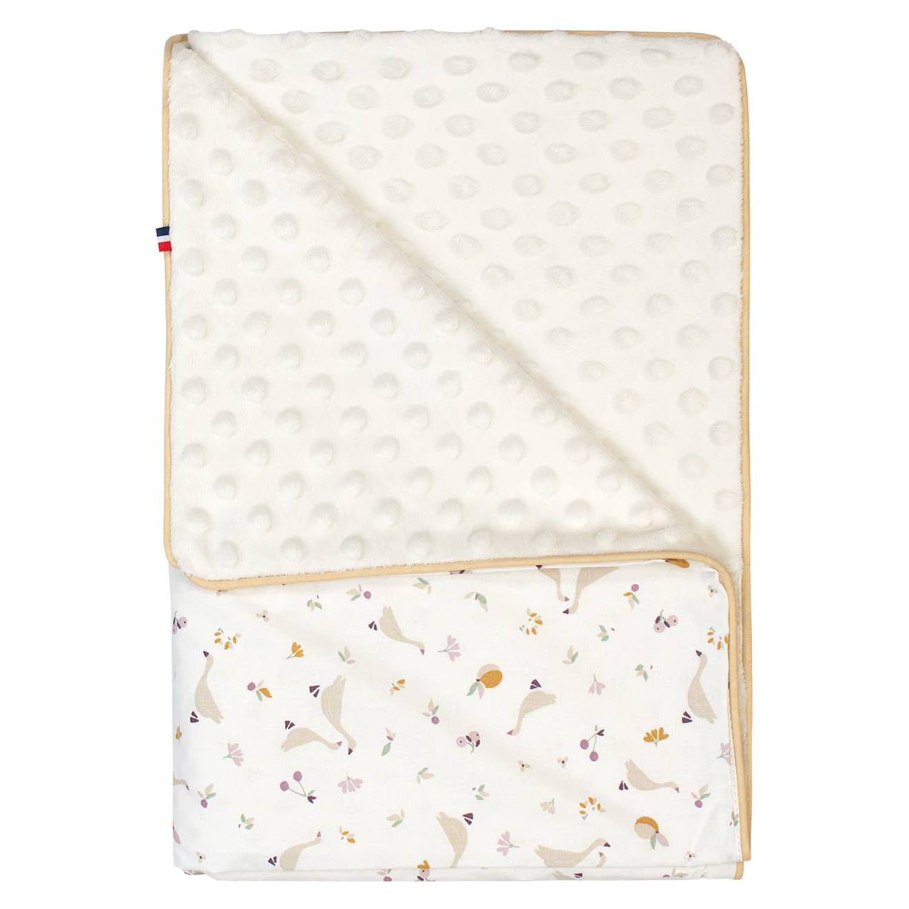 Couverture Légère En Minky Sidonia Sidonia, Beige, Écru, Blanc