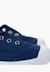 Tennis en toile avec bout caoutchouc sans lacets Aigue-marine+Anthracite+Blanc+Bleu+Bleu marine+Bleu navy+Gris+Jaune citron+Lavande pastel+Noir+Rouge+Sable+Vert fougère 34 - vertbaudet enfant 