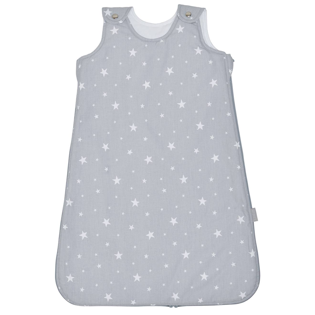 Gigoteuse Turbulette En Coton Stella Stella, Imprimé Étoiles Blanc,