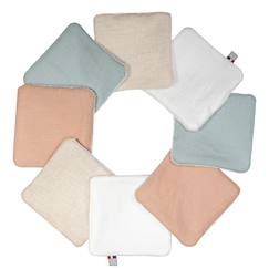 Puériculture-Lingettes bébé lavables en  coton 8 pièces stella