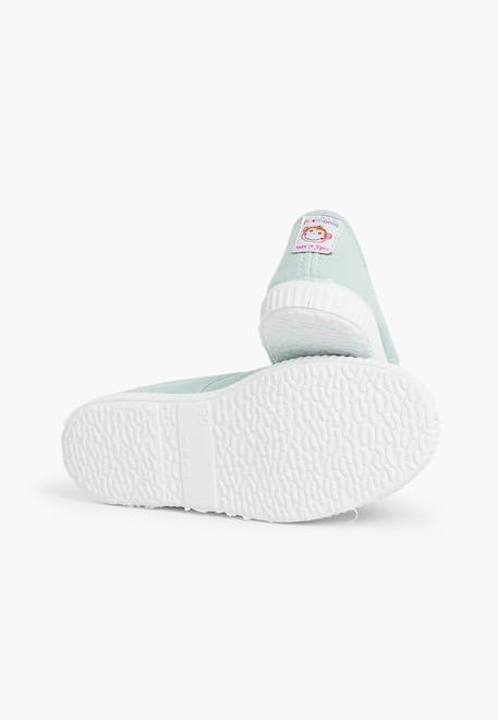 Tennis en toile avec bout caoutchouc sans lacets Aigue-marine+Anthracite+Blanc+Bleu+Bleu marine+Bleu navy+Gris+Jaune citron+Lavande pastel+Noir+Rouge+Sable+Vert fougère 3 - vertbaudet enfant 