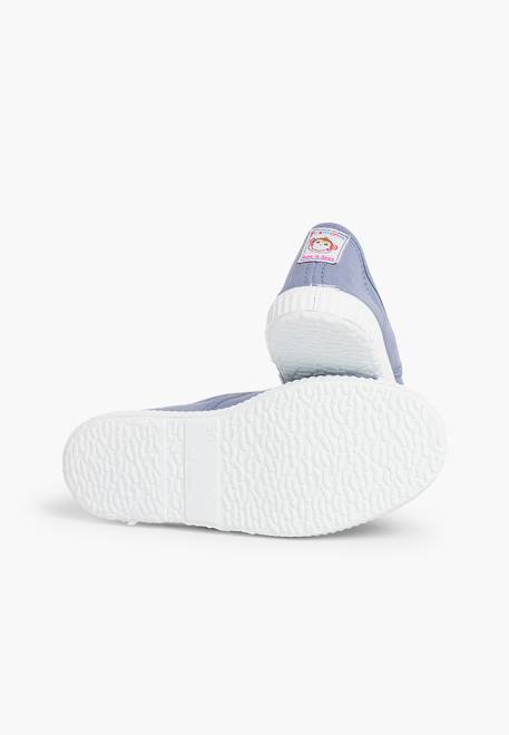 Tennis en toile avec bout caoutchouc sans lacets Aigue-marine+Anthracite+Blanc+Bleu+Bleu marine+Bleu navy+Gris+Jaune citron+Lavande pastel+Noir+Rouge+Sable+Vert fougère 20 - vertbaudet enfant 