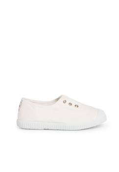Chaussures-Tennis en toile avec bout caoutchouc sans lacets