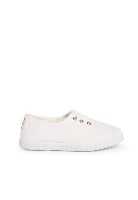 Tennis en toile avec bout caoutchouc sans lacets Aigue-marine+Anthracite+Blanc+Bleu+Bleu marine+Bleu navy+Gris+Jaune citron+Lavande pastel+Noir+Rouge+Sable+Vert fougère 12 - vertbaudet enfant 