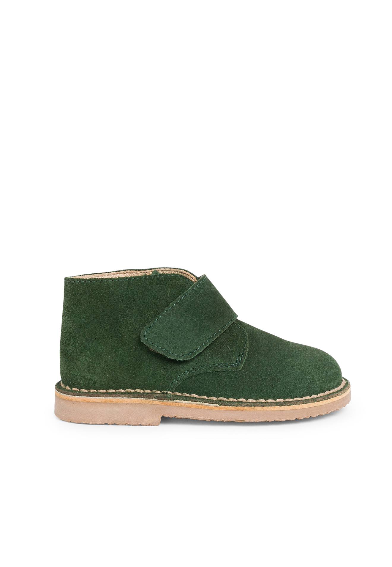 Bottines Chukka En Cuir Suédé À Scratch Vert
