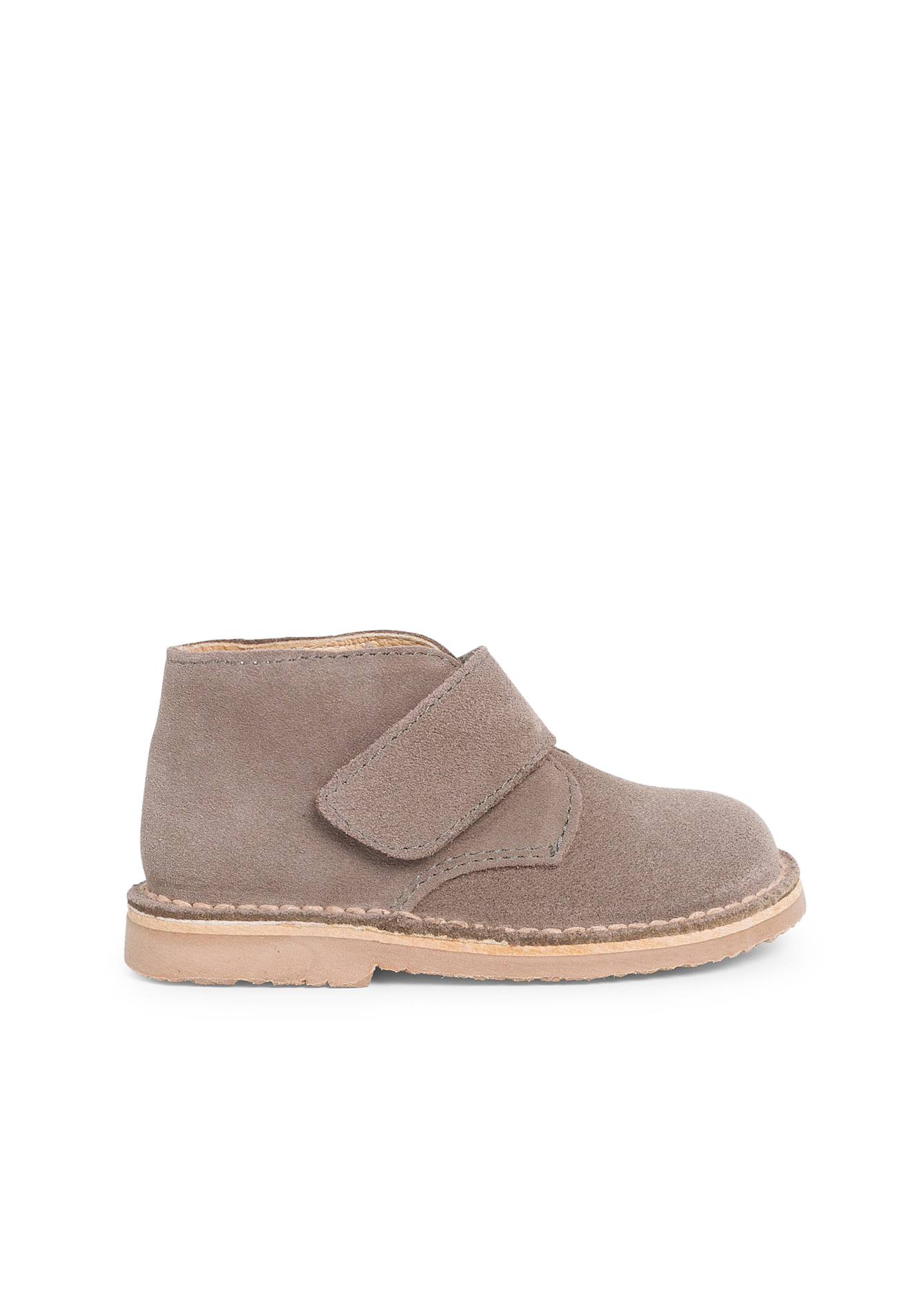 Bottines Chukka En Cuir Suédé À Scratch Gris