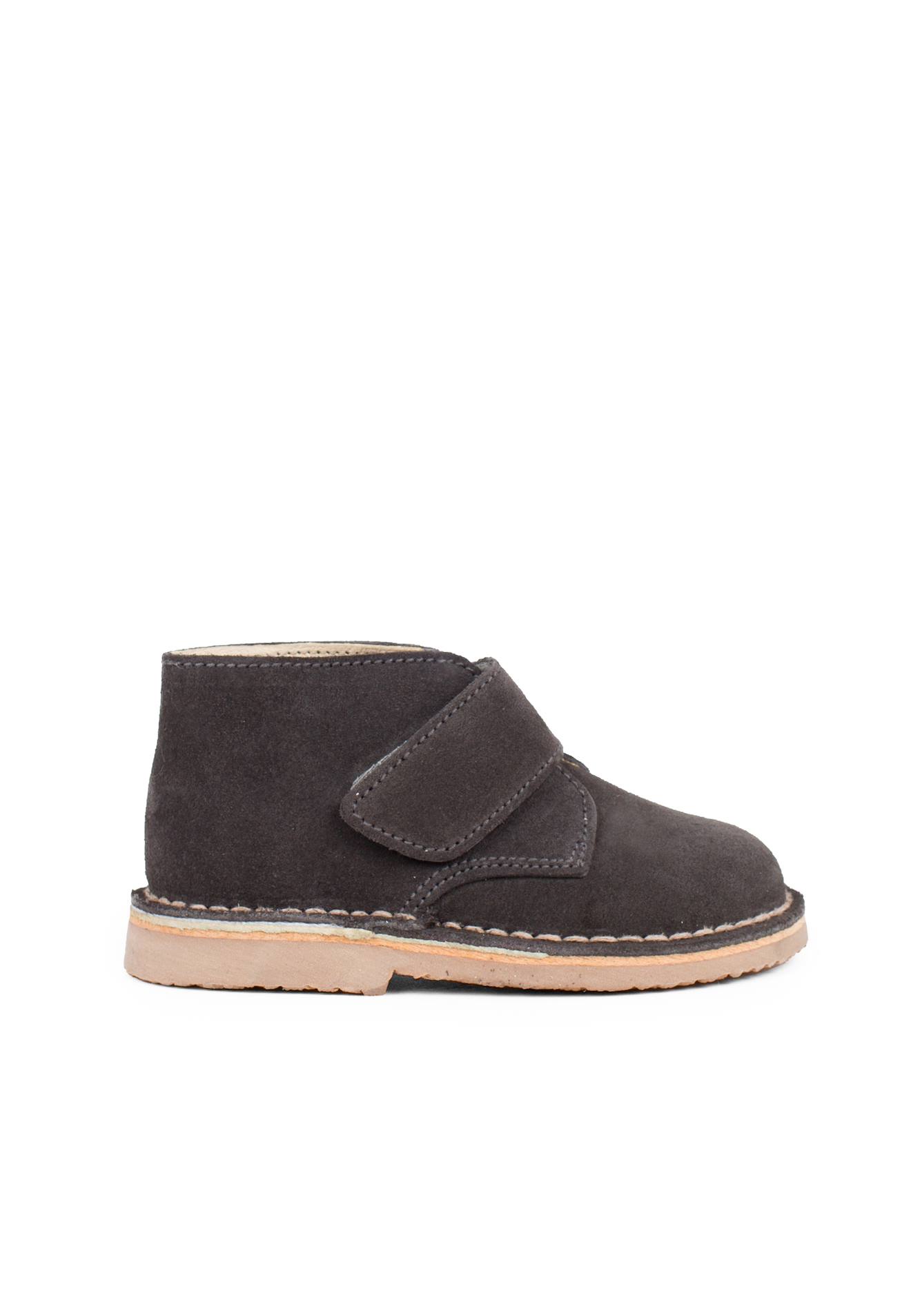 Bottines Chukka En Cuir Suédé À Scratch Gris Foncé