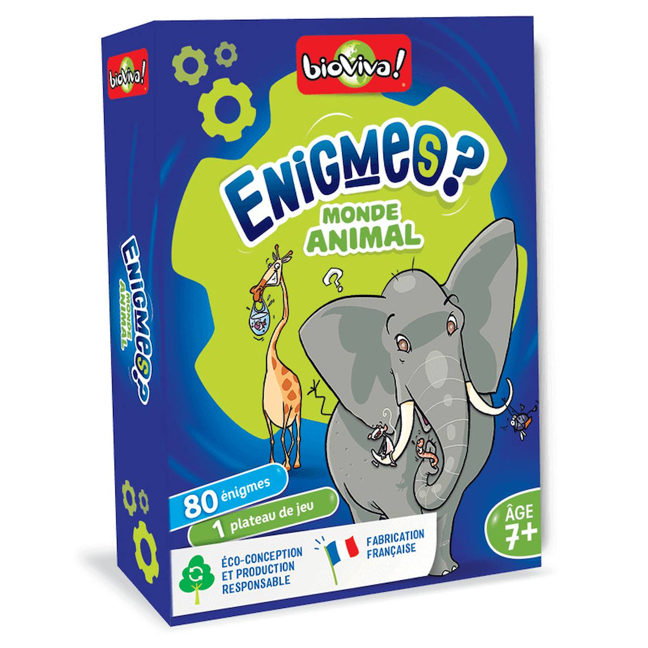 Jeu De Cartes Enigmes - Monde Animal - Fabriqué En France Multicolore