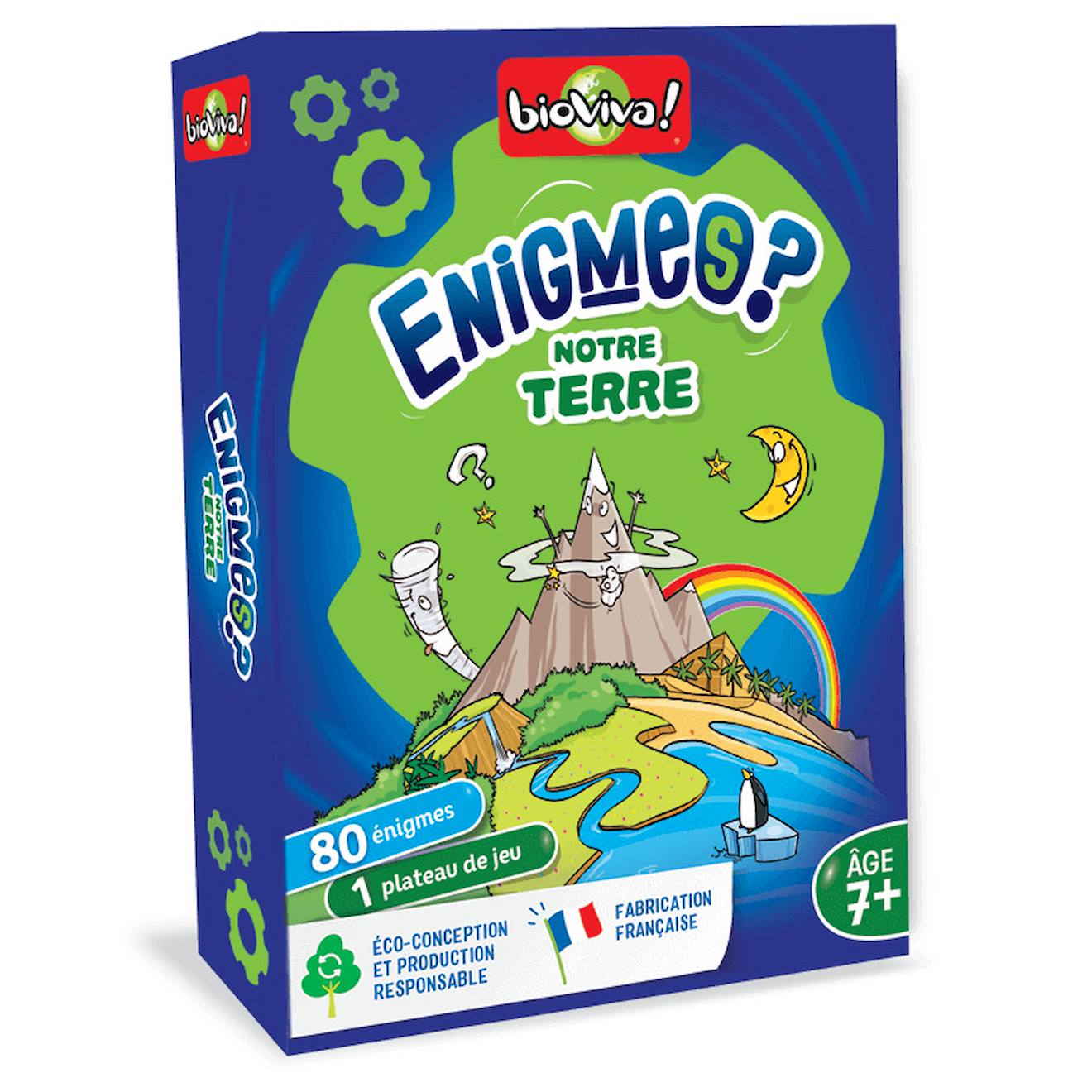 Jeu De Cartes Enigmes - Notre Terre - Fabriqué En France Multicolore