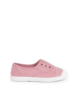 Chaussures-Tennis en toile avec bout caoutchouc sans lacets