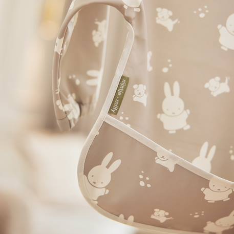 Bavoir à manches imperméable Beige, blanc+Blanc, marron clair+Blanc, rose, bleu+Bleu, blanc+Rose tendre+Vert, blanc 28 - vertbaudet enfant 
