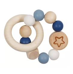 Hochet en bois et silicone  - vertbaudet enfant