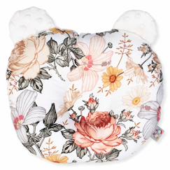 Chambre et rangement-Coussin anti tête plate réversible en minky