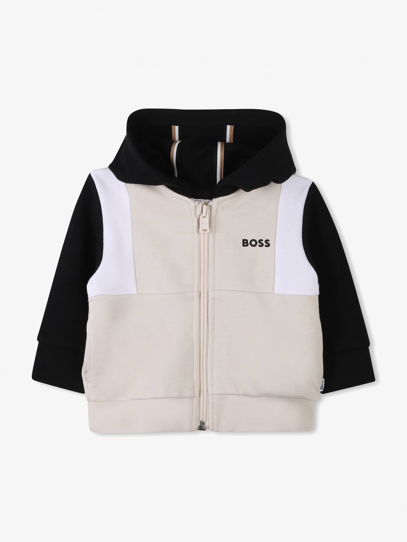 Sweat À Capuche Beige / Noir