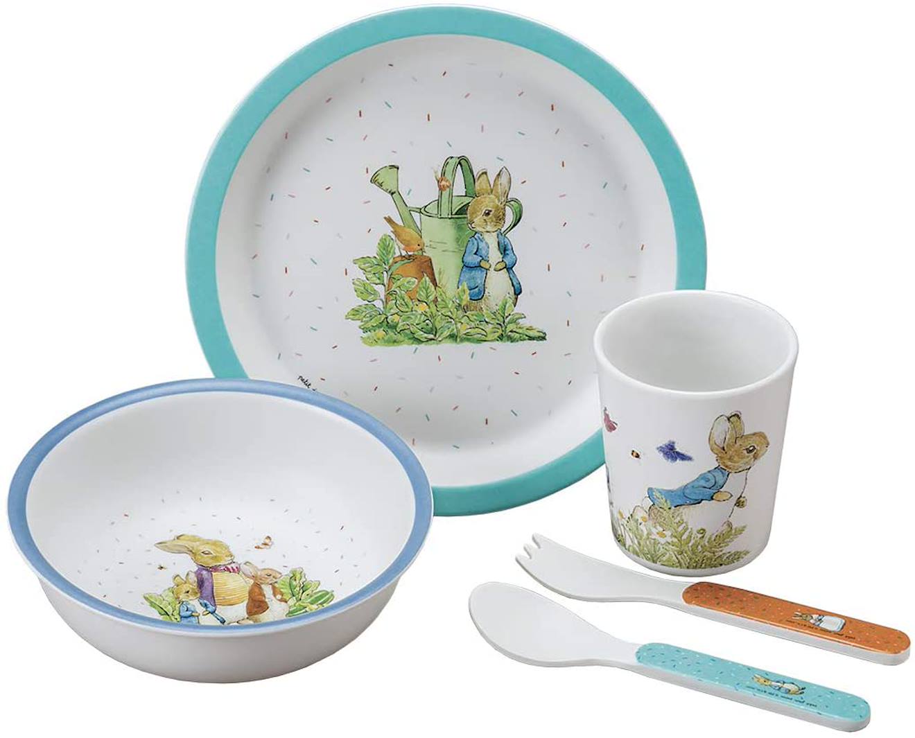 Coffret 5 Pièces Pierre Lapin Bleu Bleu