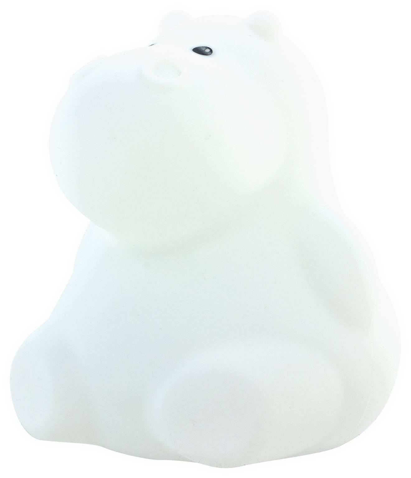Grande Veilleuse Hippopotame Blanc (Ulysse) - Image 1