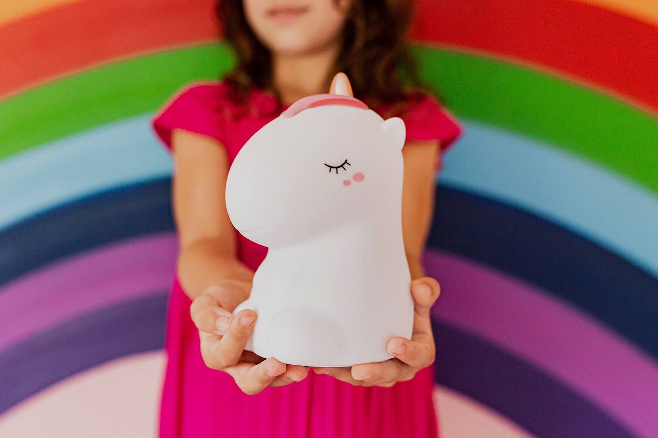 Veilleuse Licorne Avec Télécommande Blanc (Little L) - Image 2