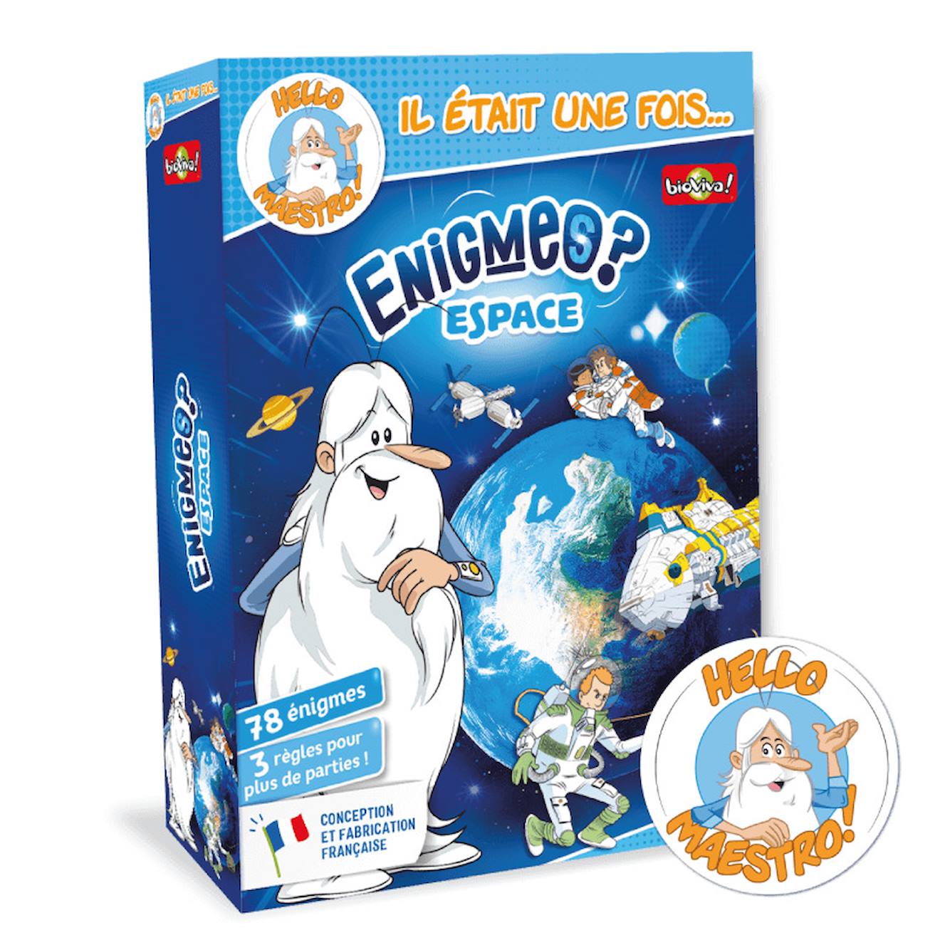 Jeu De Cartes Il Était Une Fois… Enigmes Espace - Fabriqué En France Multicolore