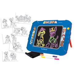 Jouet-Activités artistiques et musicales-Ardoise à dessiner lumineuse néon pat patrouille