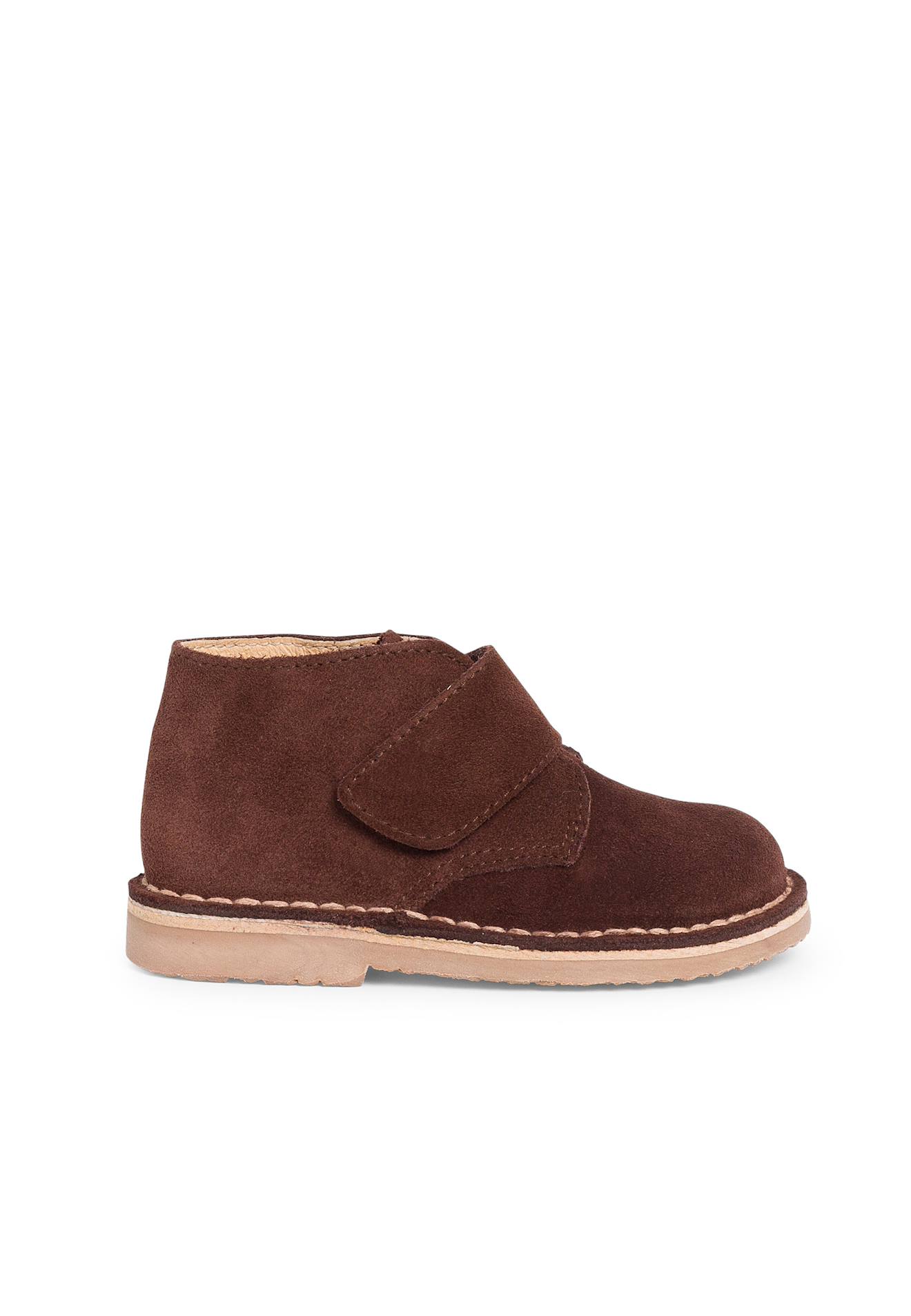 Bottines Chukka En Cuir Suédé À Scratch Marron