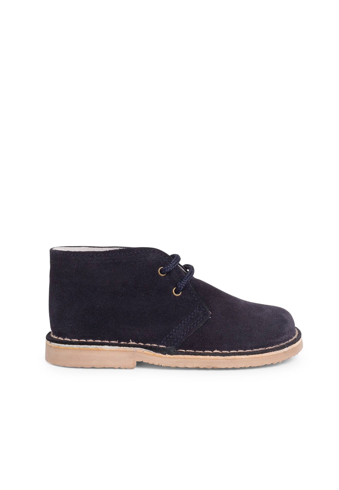 Desert Boots Bottines Chukka À Lacets Enfants Bleu Marine