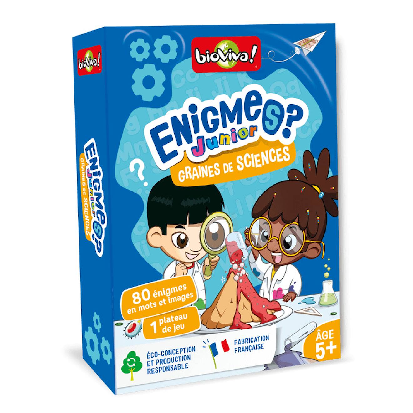 Jeu De Cartes Enigmes Junior - Graines De Sciences - Fabriqué En France Multicolore