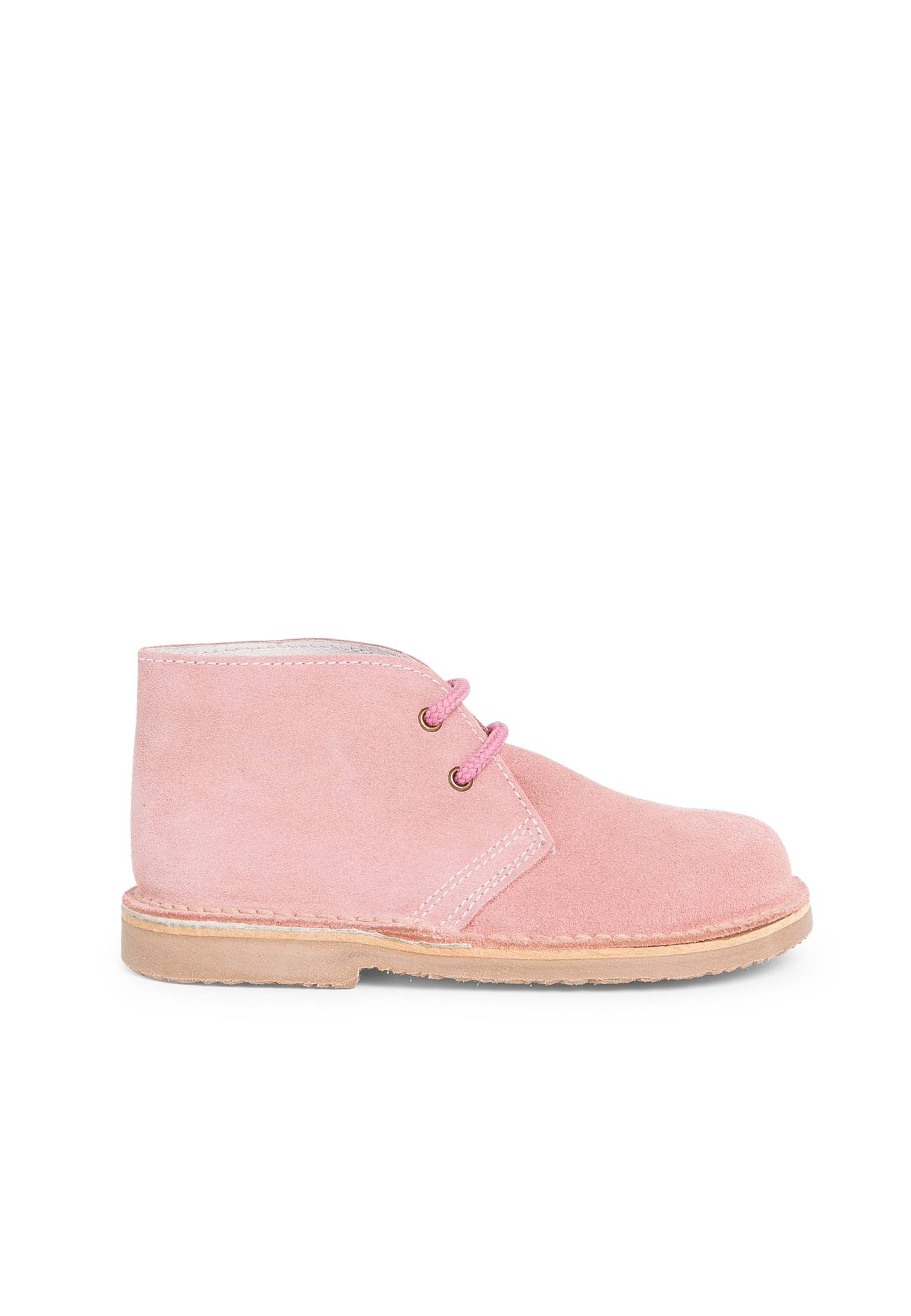 Desert Boots Bottines Chukka À Lacets Enfants Rose Claire