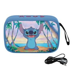 Jouet-Enceinte bluetooth portable Stitch - sans-Fil, USB-C, Batterie rechargeable