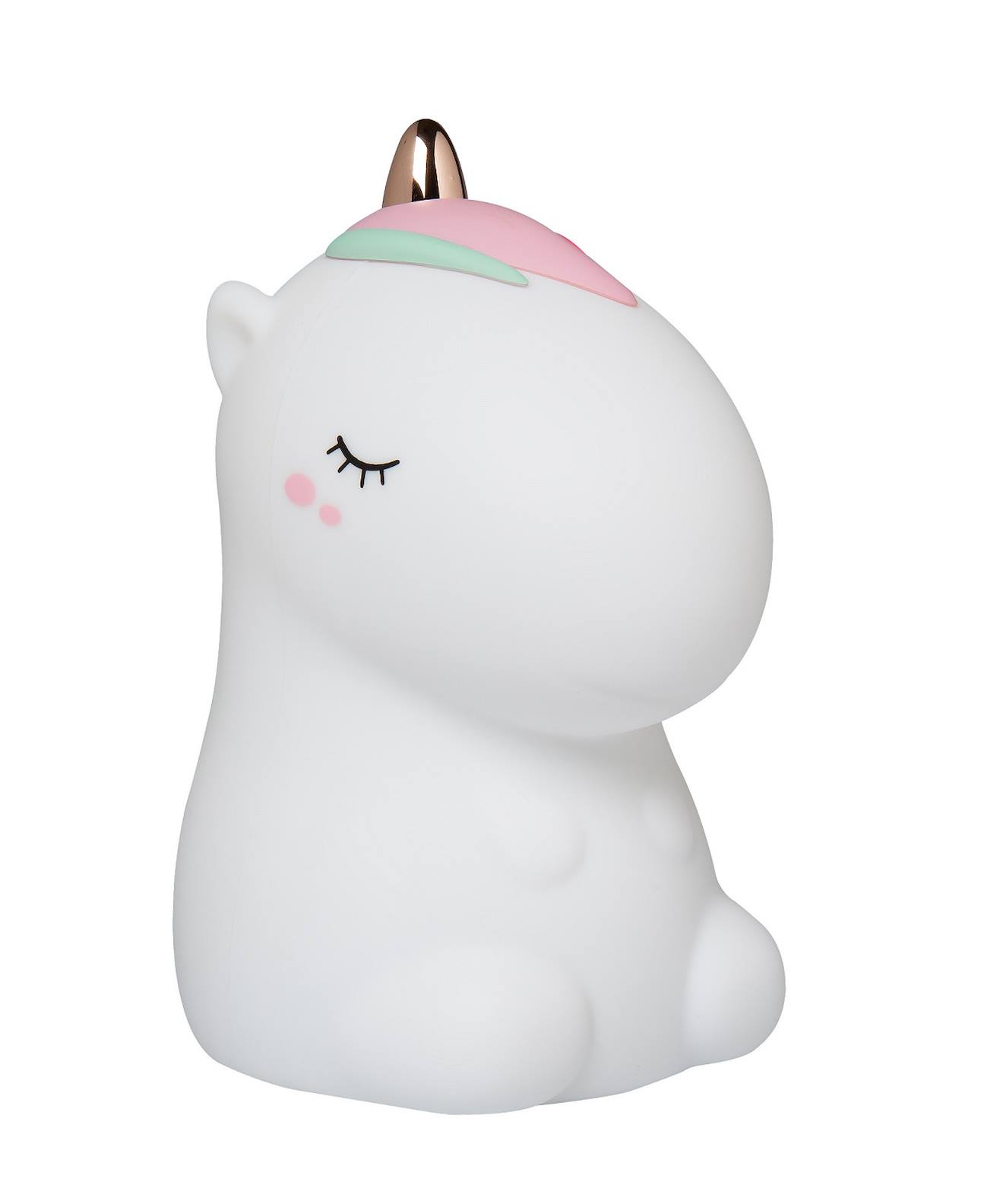 Veilleuse Licorne Avec Télécommande Blanc
