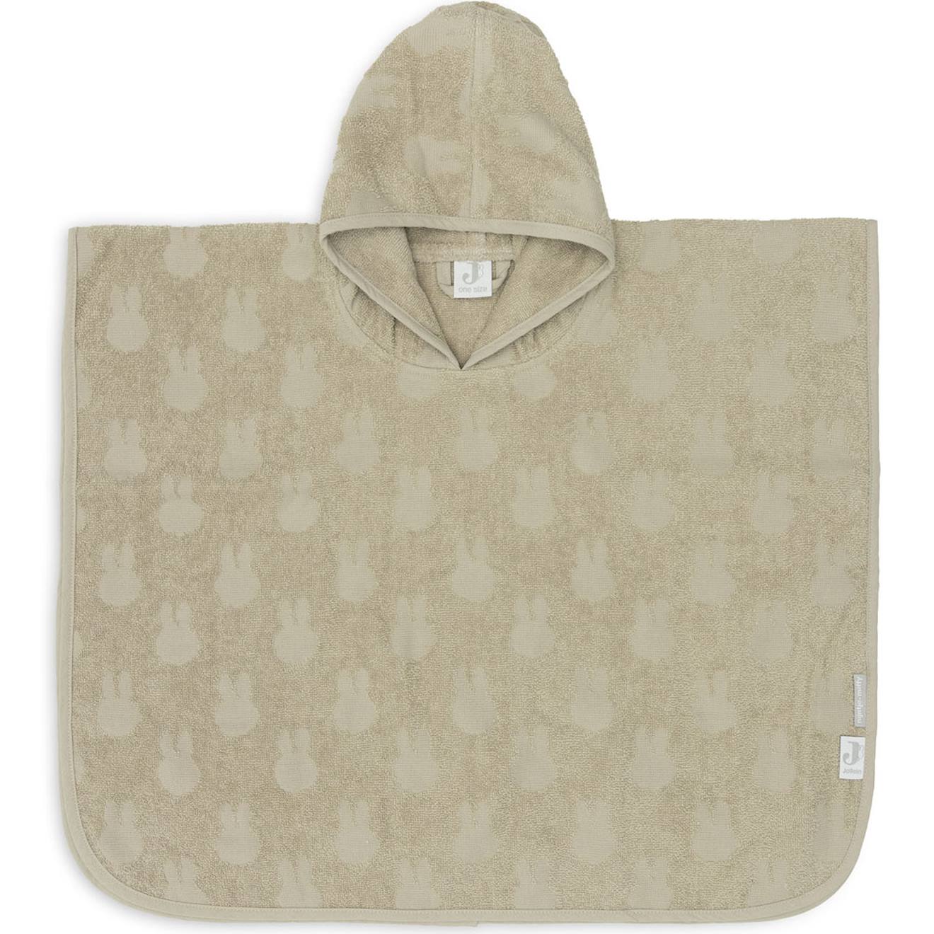 Poncho De Bain Éponge Miffy Jacquard En Coton Vert