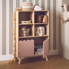Chambre et rangement-Rangement-Bibliothèque, étagère-Bibliothèque enfant, 2 portes et 4 étagères
