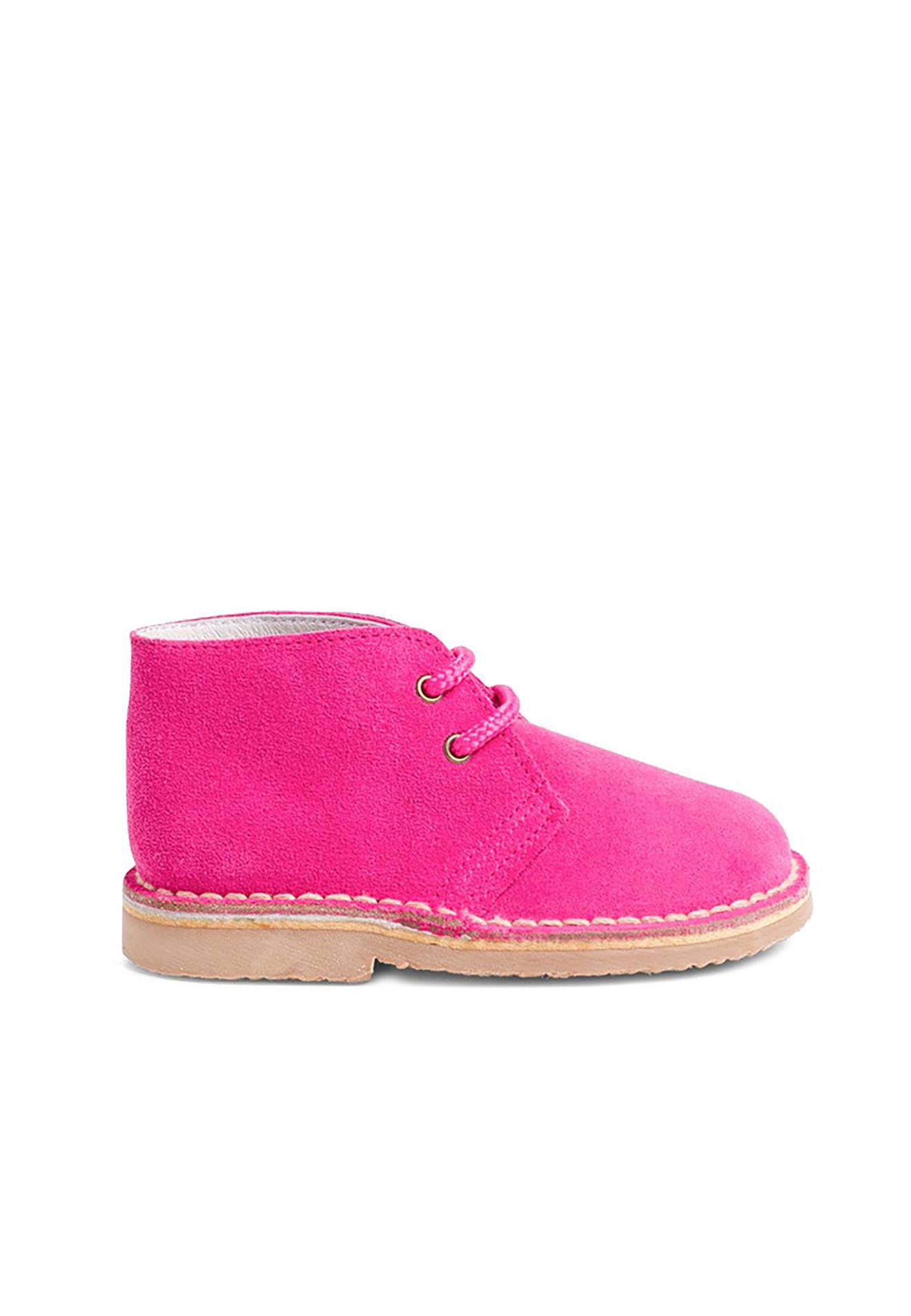 Desert Boots Bottines Chukka À Lacets Enfants Fucsia