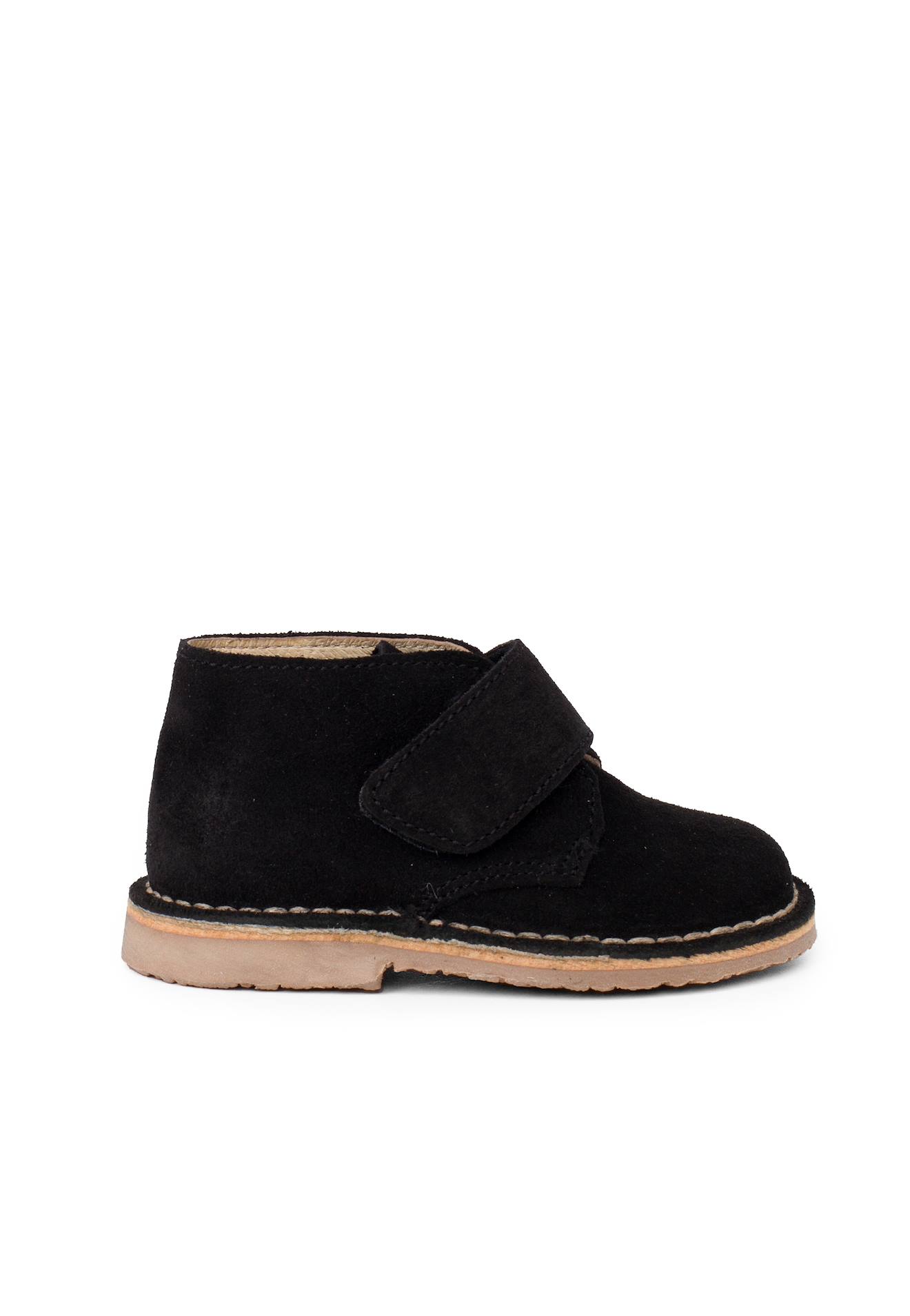 Bottines Chukka En Cuir Suédé À Scratch Noir