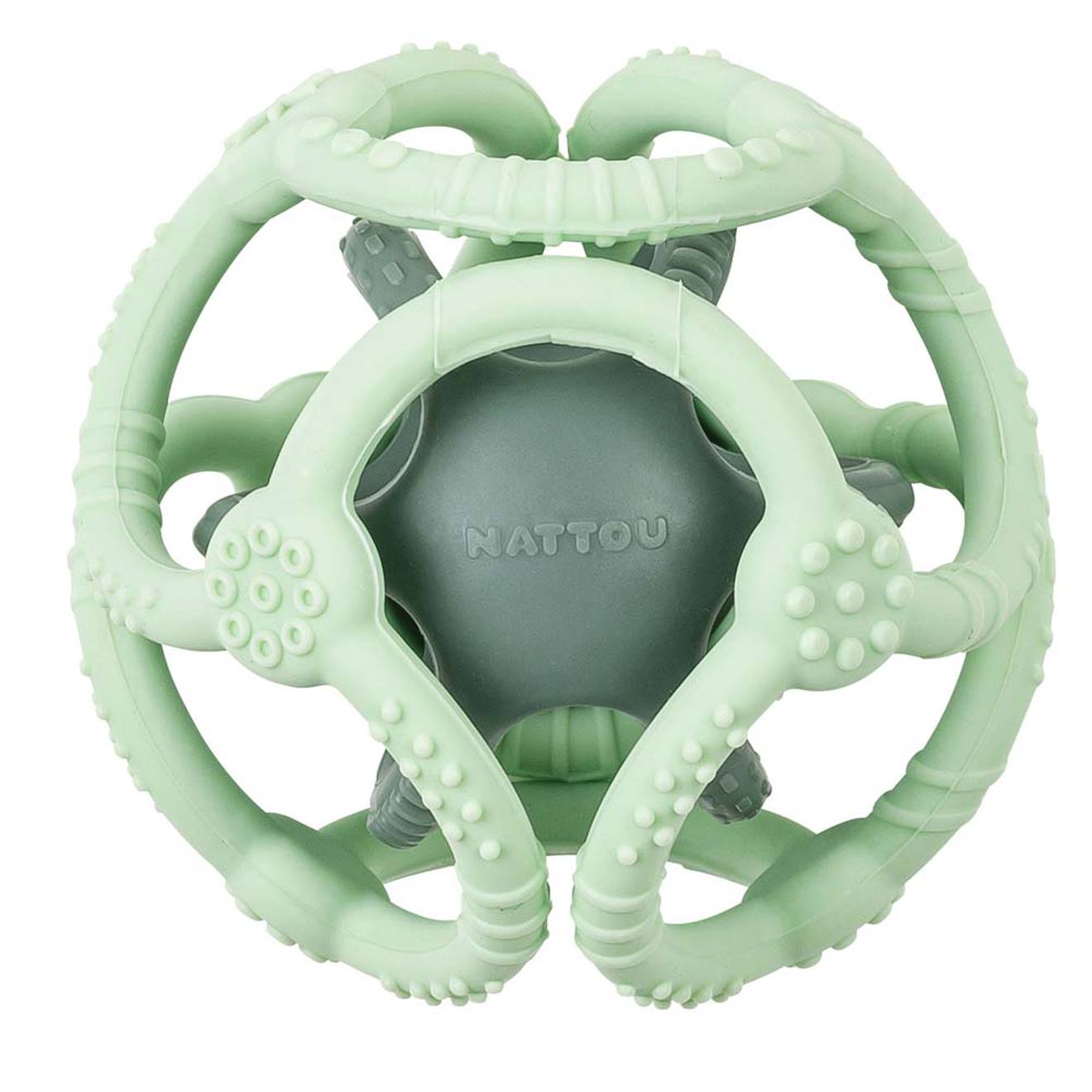 Set 2 Balles Silicone Vert Menthe Vert (Nattou) - Couverture
