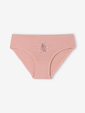 VERTBAUDET – Lot De 5 Culottes Fille En Coton Bio – Motifs Fleurs, Licorne Et Paillettes, Confortables Et Girly