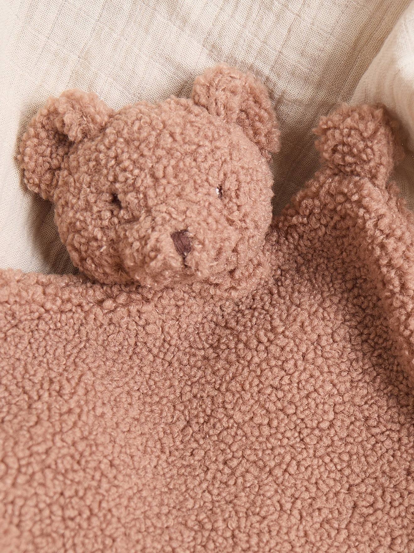 Doudou Bébé Ourson Mika Nounours En Bouclé Ourson Mika (Bieco) - Image 3