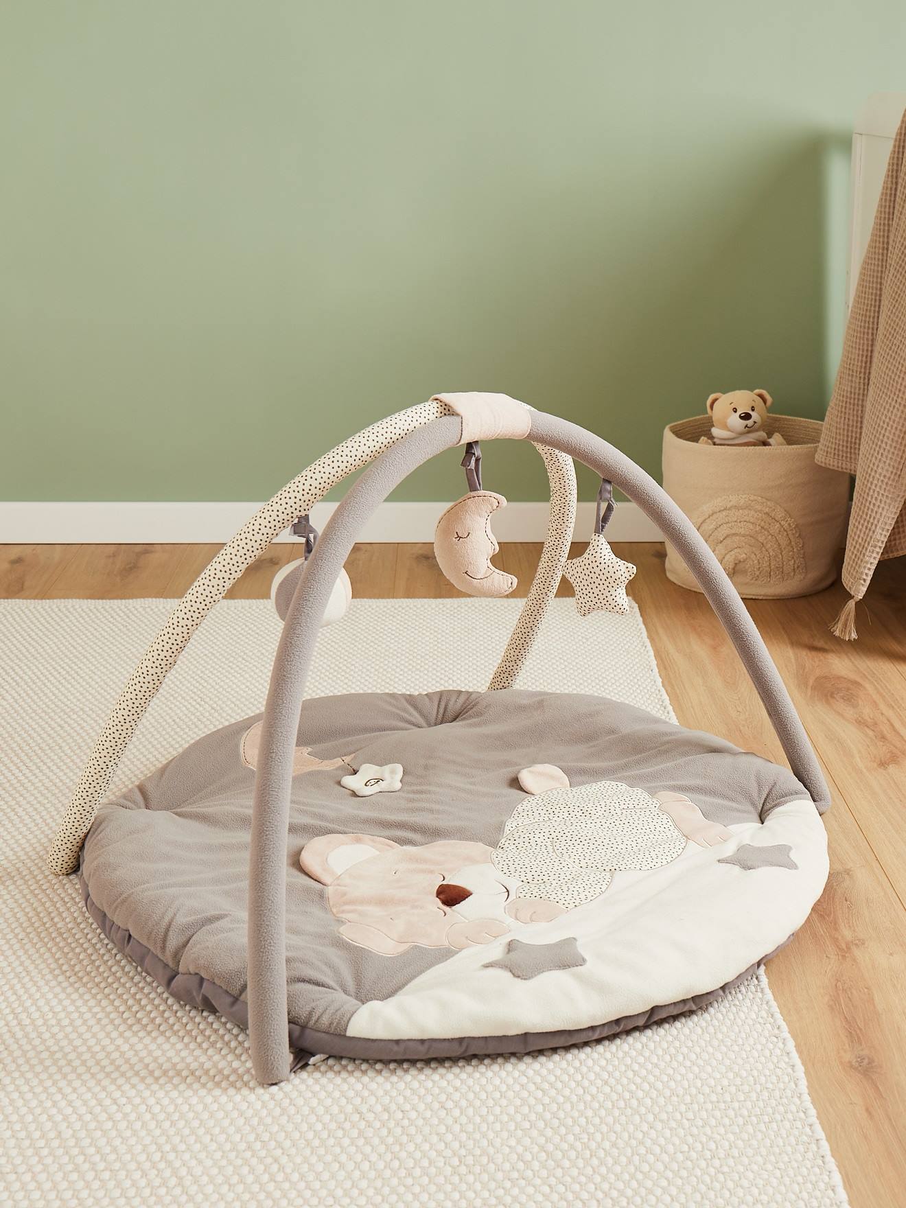 Tapis D'éveil Avec Arches Amovibles Gris (Bieco) - Image 1
