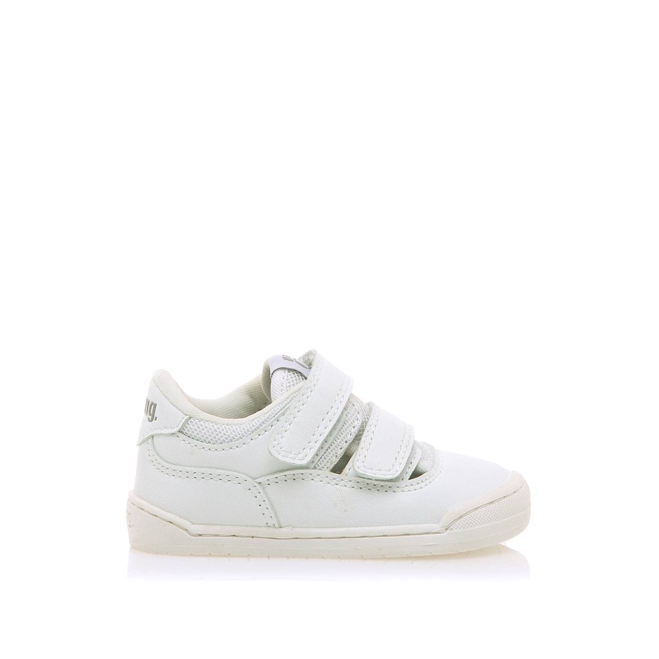 Sneakers Filles Synthétique Fermeture Adhésive Barefoot Blanc